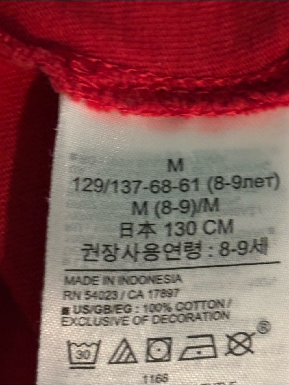 Gap Kids Girls Medium Red Crew Neck Mickey Mouse Cotton Tee Shirt Disney - Picture 7 of 9